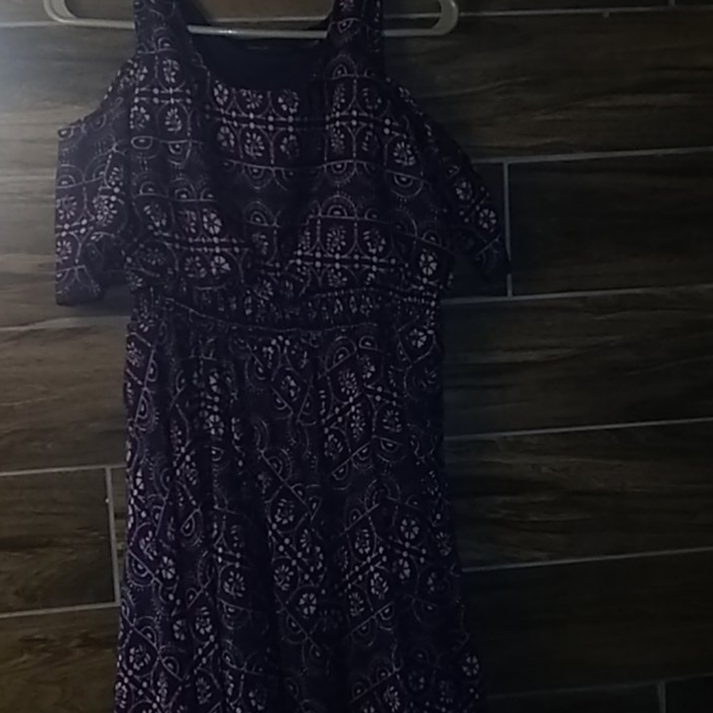 Jennifer Lauren of the shoulder dress.
